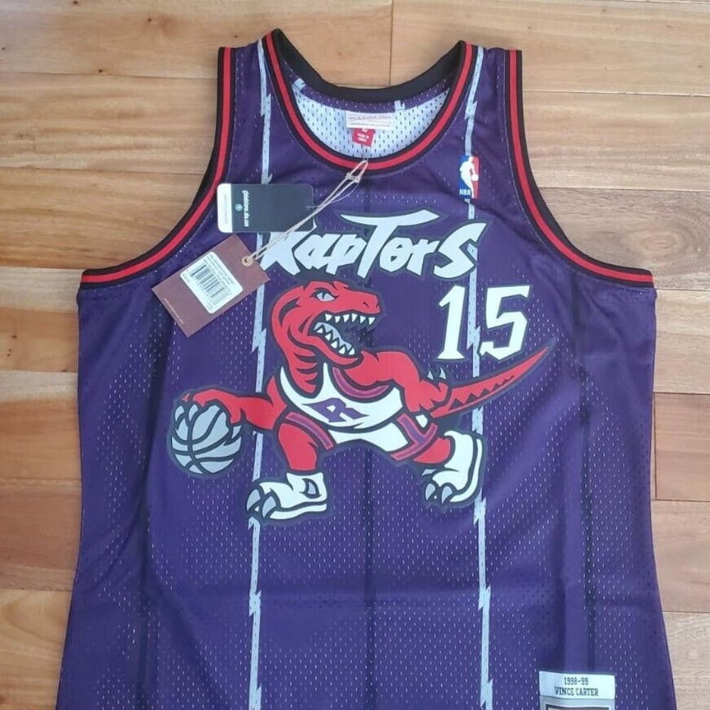 Mitchell & Ness Toronto Raptors Mens Vince Carter Jersey NWT HWC Swingman